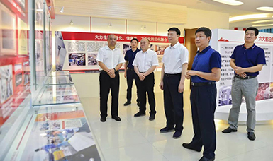 福建省人大常委會黨組書記、副主任張廣敏蒞臨虹潤公司調(diào)研指導(dǎo)